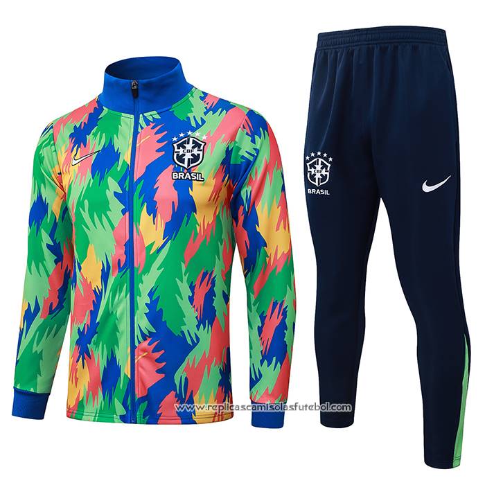 Jaqueta de Treinamento Brasil 2025-2026 Crianca Multicolor